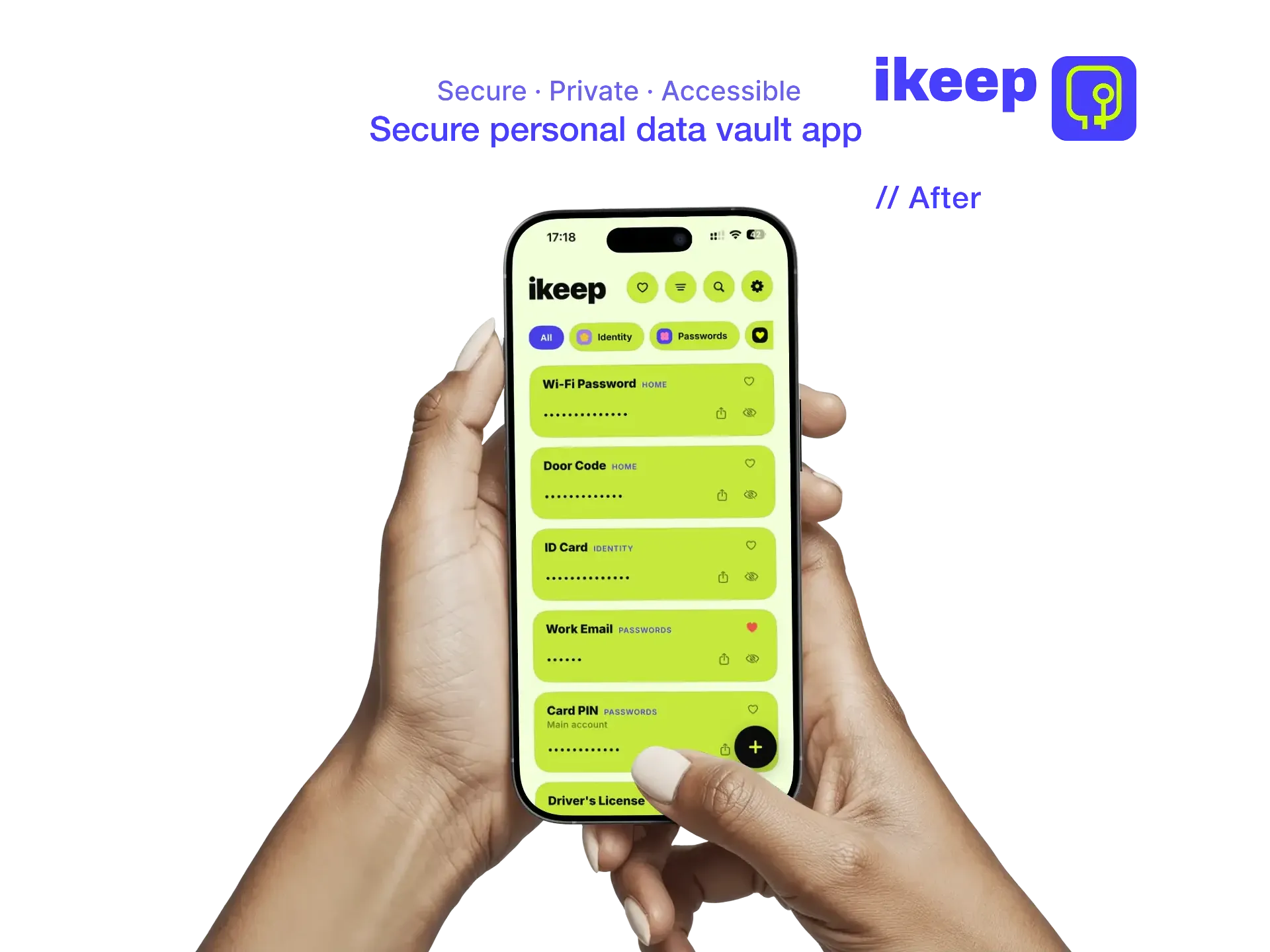 iKeep — redesigned