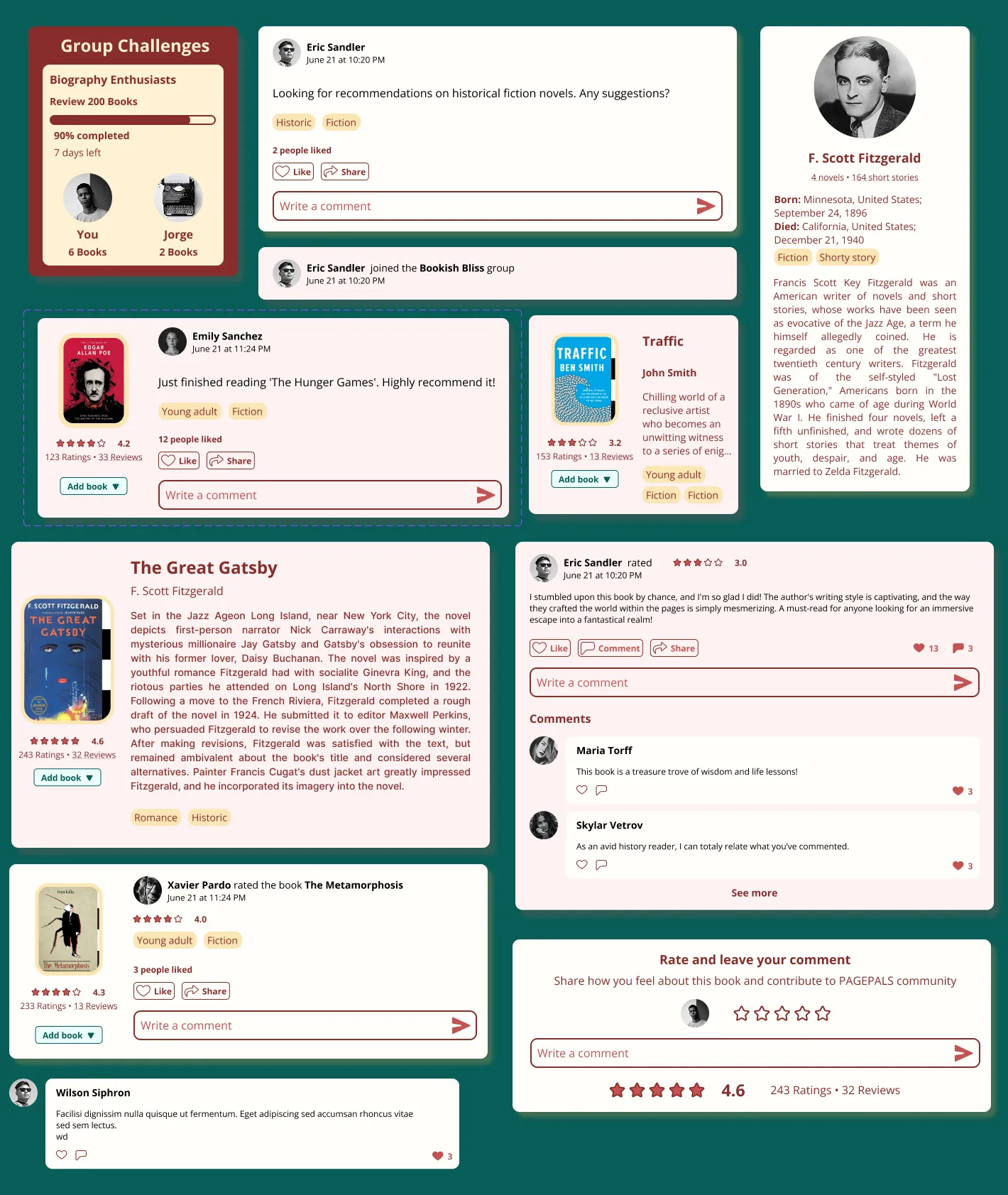 PagePals — components 2