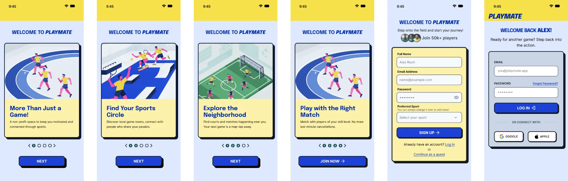 Round 4 high-fidelity wireframes 1